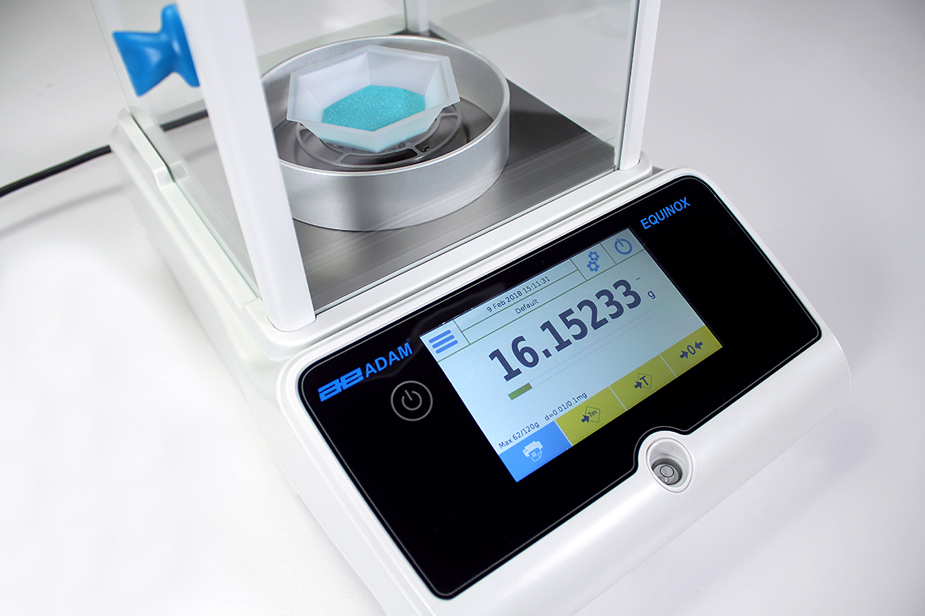 Materials testing with a balance
