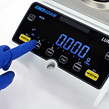 Display Luna preccision balances display